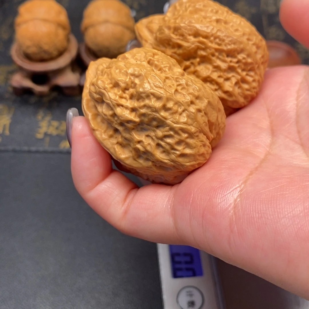 吊坠文玩核桃骨蝉哈摸头