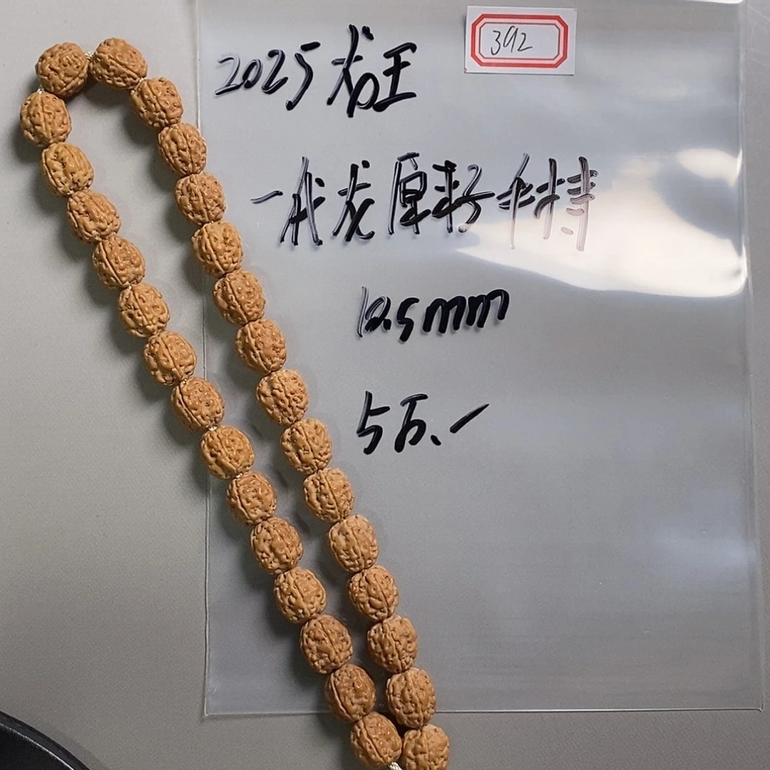 手串金刚菩提392号龙王-原桩一代龙手持