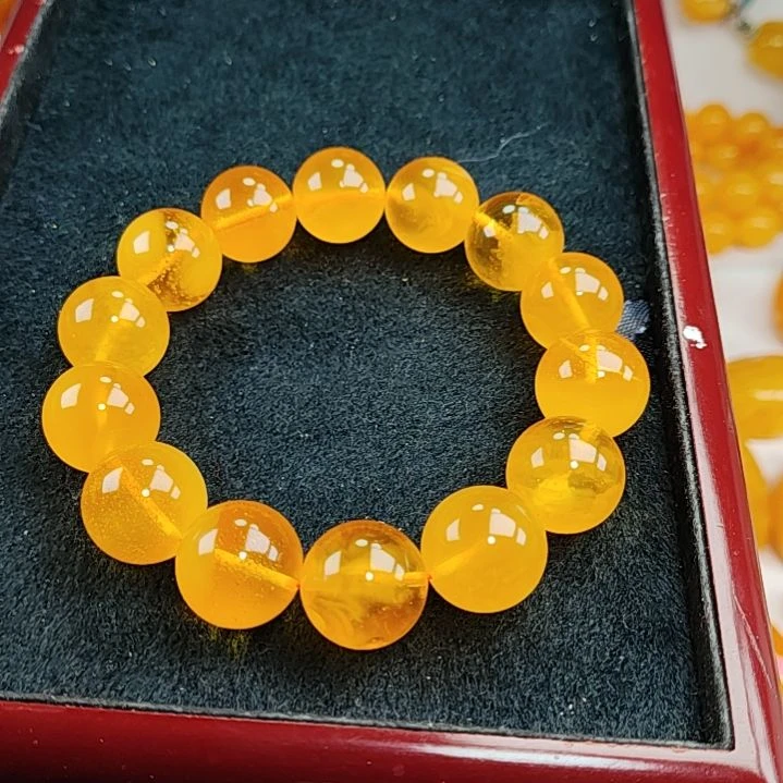 蜜蜡手链未镶嵌手串I6