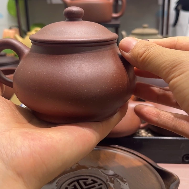 茶壶紫砂潘壶微瑕260cc