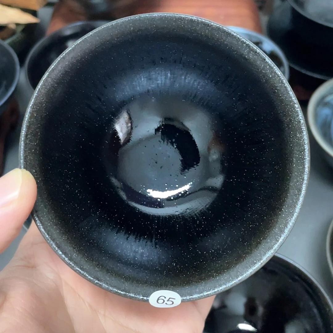 茶盏龙窑柴烧钱定65