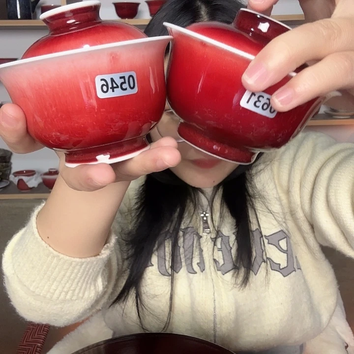 瓷片景德镇郎红陶瓷