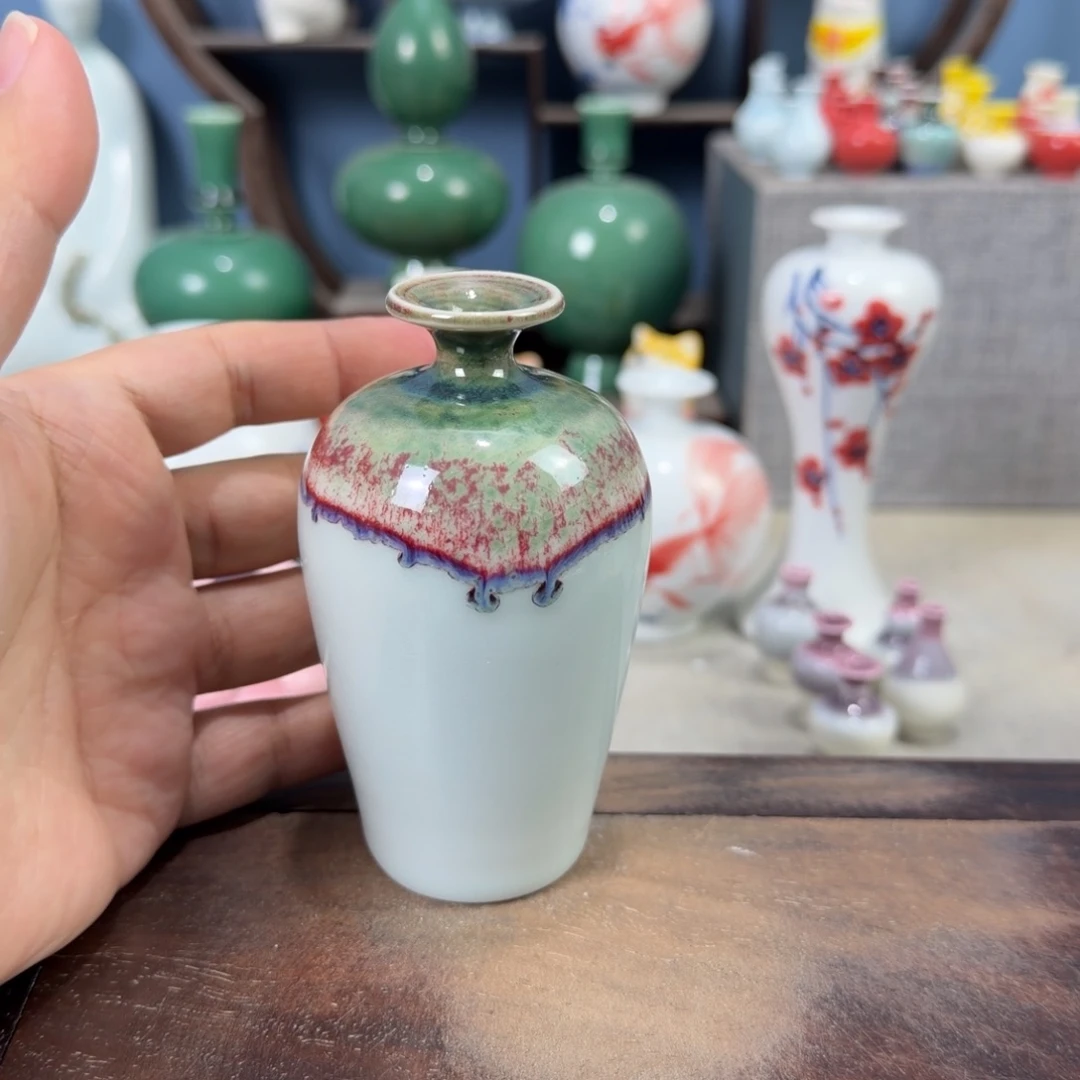 陶瓷手工小花器摆件