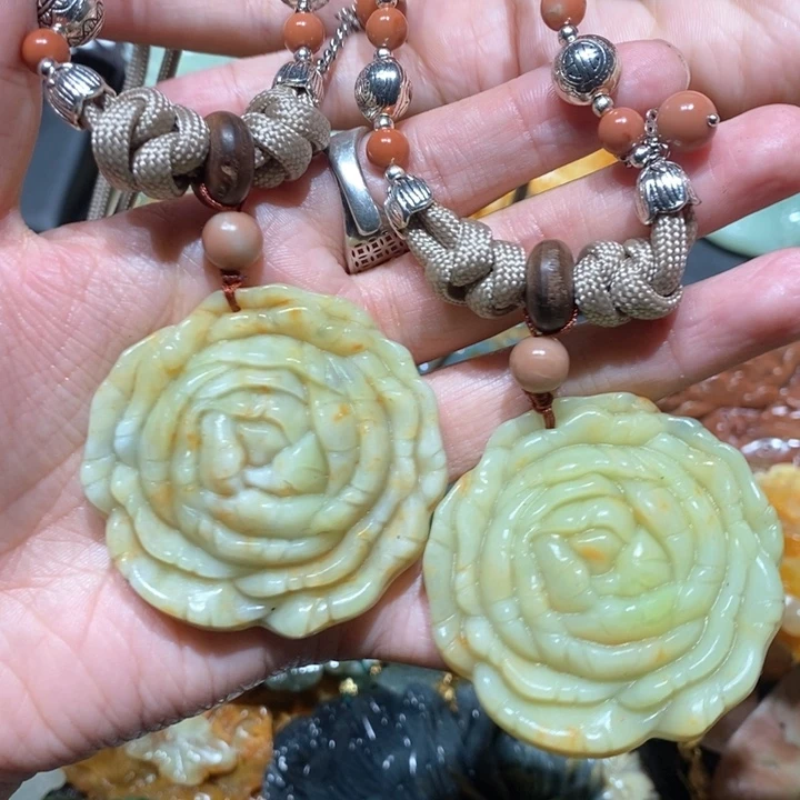 岫玉毛衣链未镶嵌