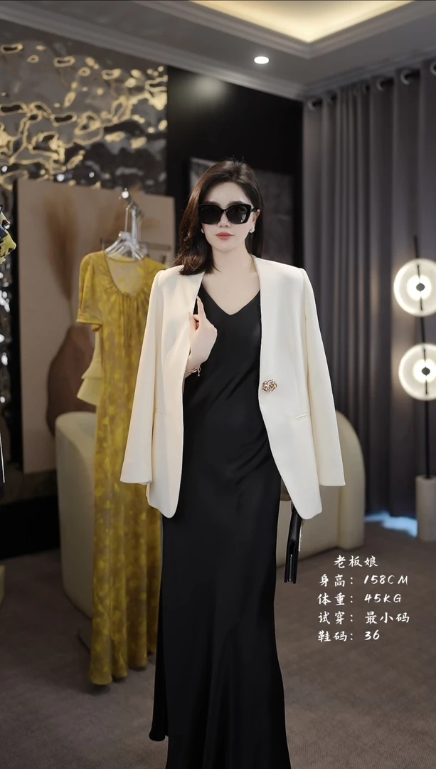 【汤小姐高定】#10465"山茶花＂高定西装外套