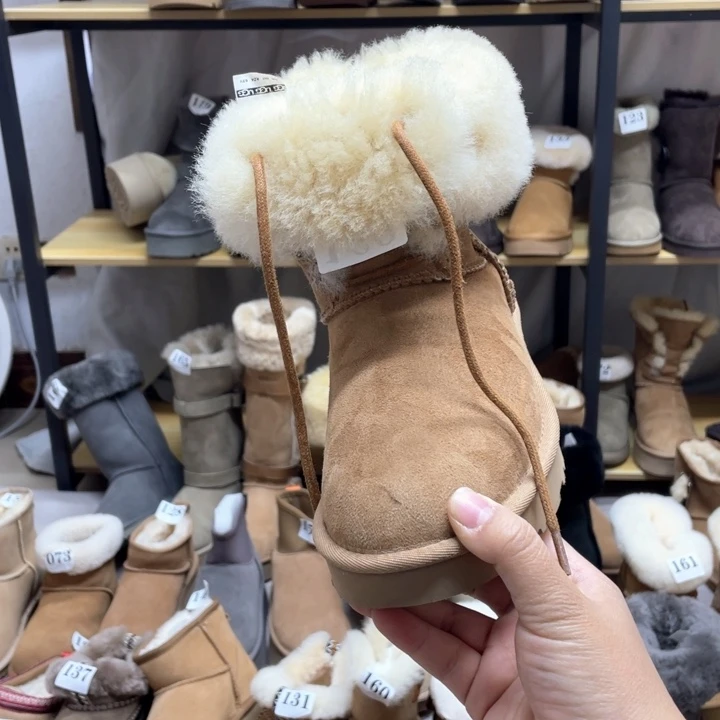 36码女神薄底雪地靴