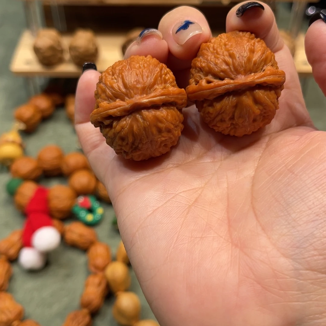 文玩核桃把件天启狮子头