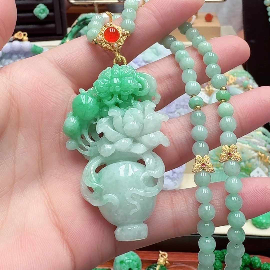 颈饰未镶嵌翡翠翡翠吊坠