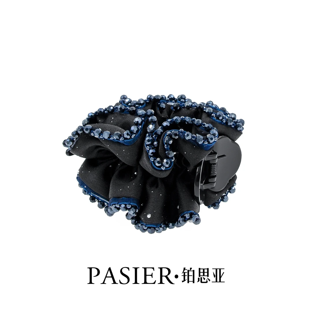 赫本王妃 8厘米轻奢气质不挑发量丸子发夹FB2105