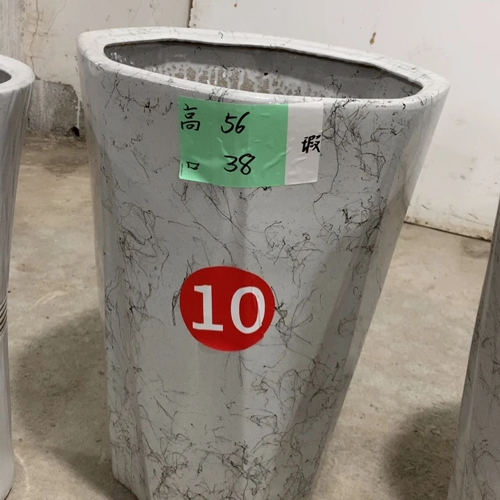 微瑕高温陶瓷花盆