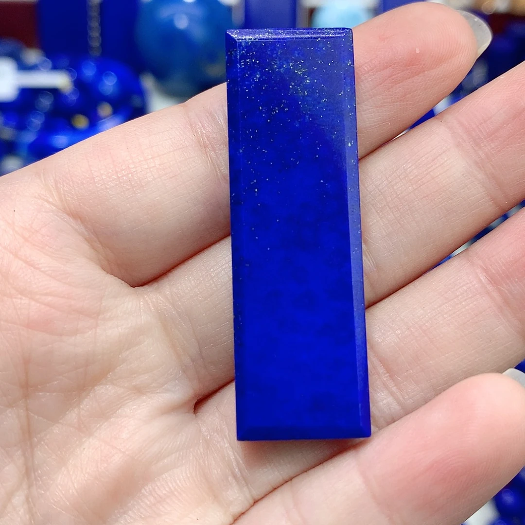 青金石未镶嵌无事牌挂件