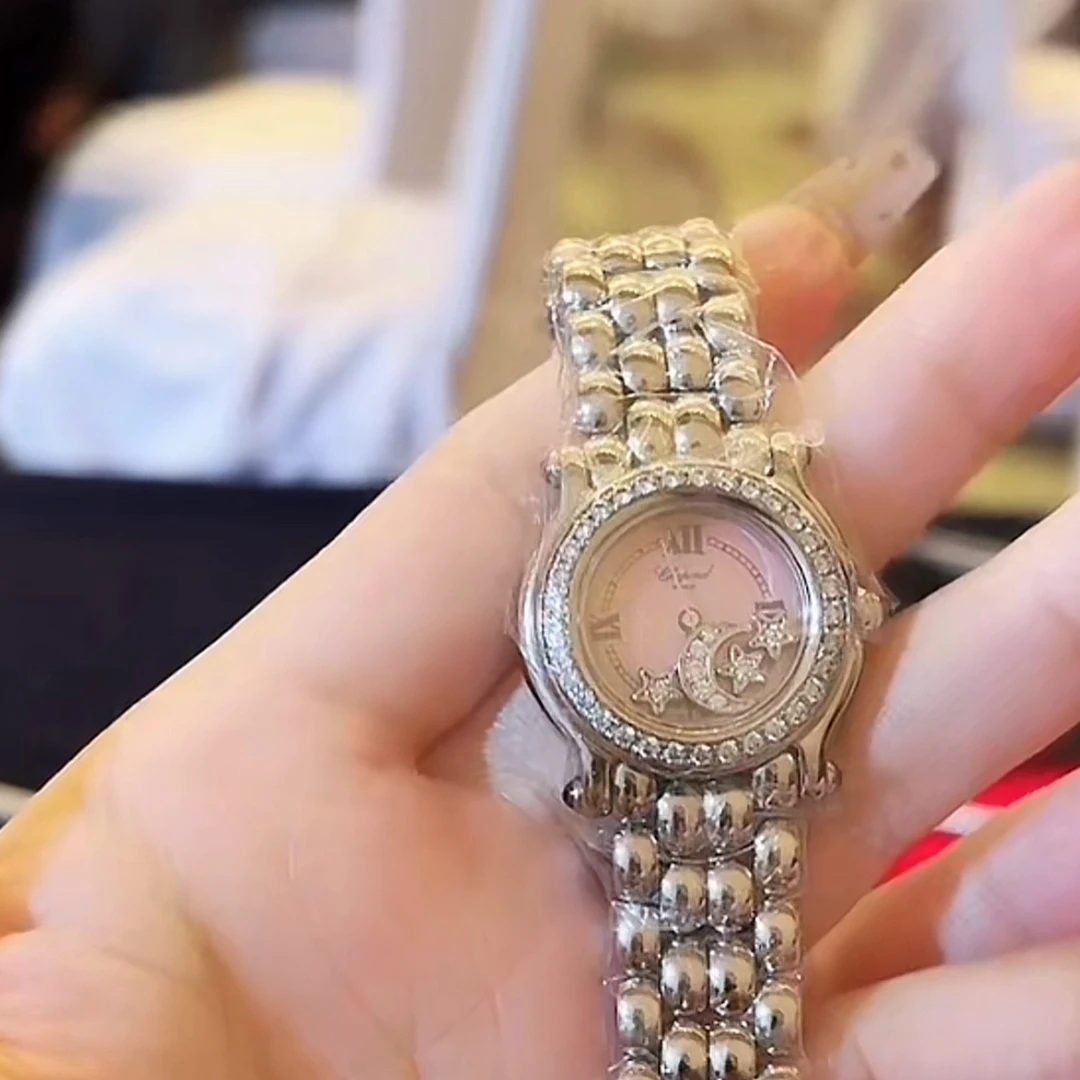 95新 Chopard/萧邦 02222/快乐钻/石英腕表/