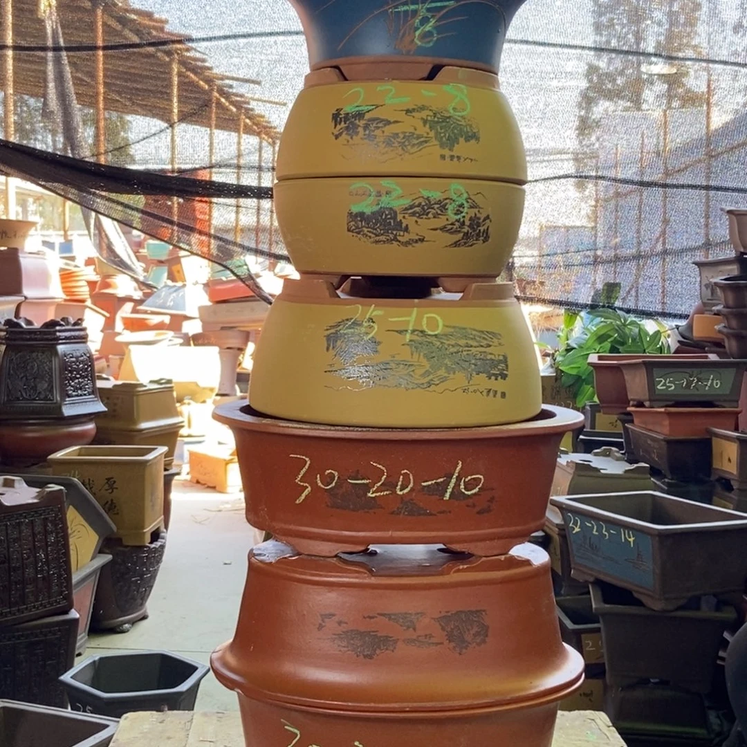 紫砂花盆紫砂紫砂