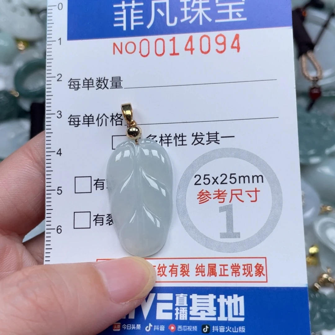 翡翠未镶嵌颈饰14094