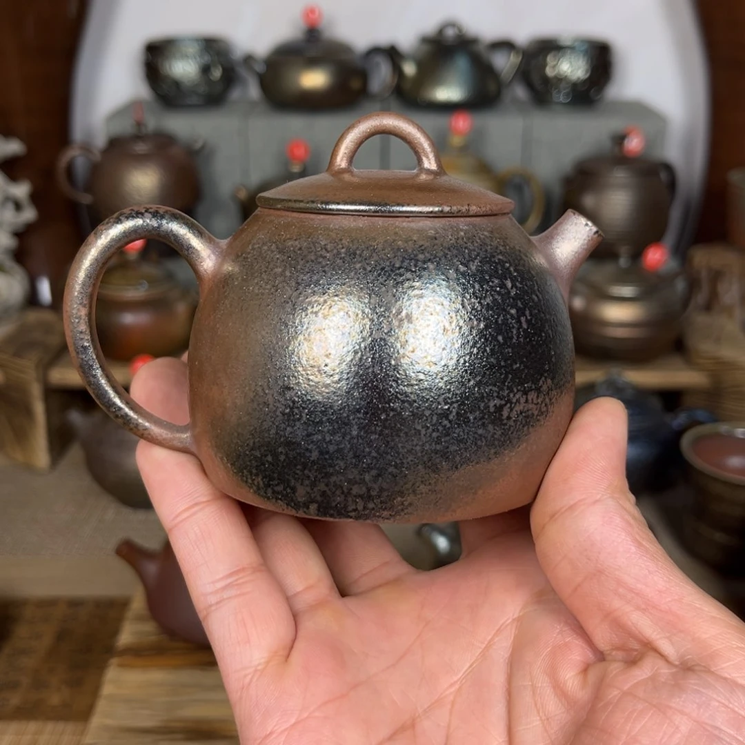 壶建水紫陶微瑕高品表现捡漏壶170c c