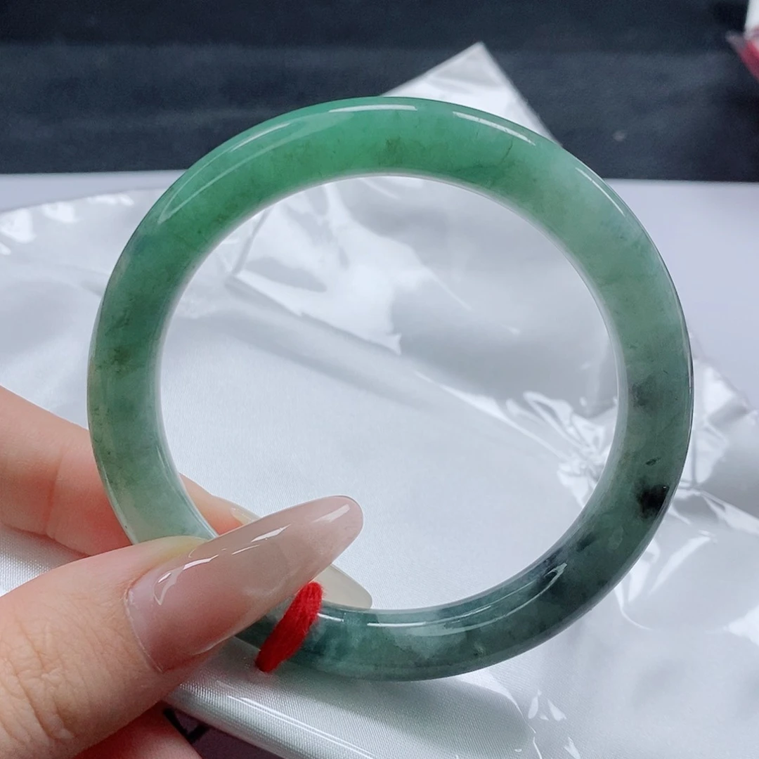 【闪购商品】未镶嵌手镯（圆镯）翡翠454号