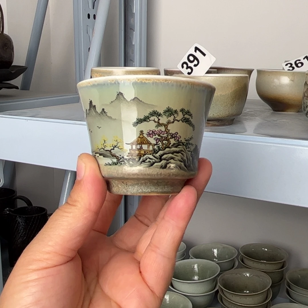 杯子瓷我们观山观水观自在