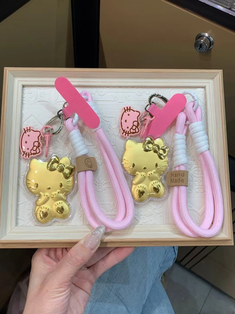 顺丰包邮 kt猫 手机钥匙扣挂件