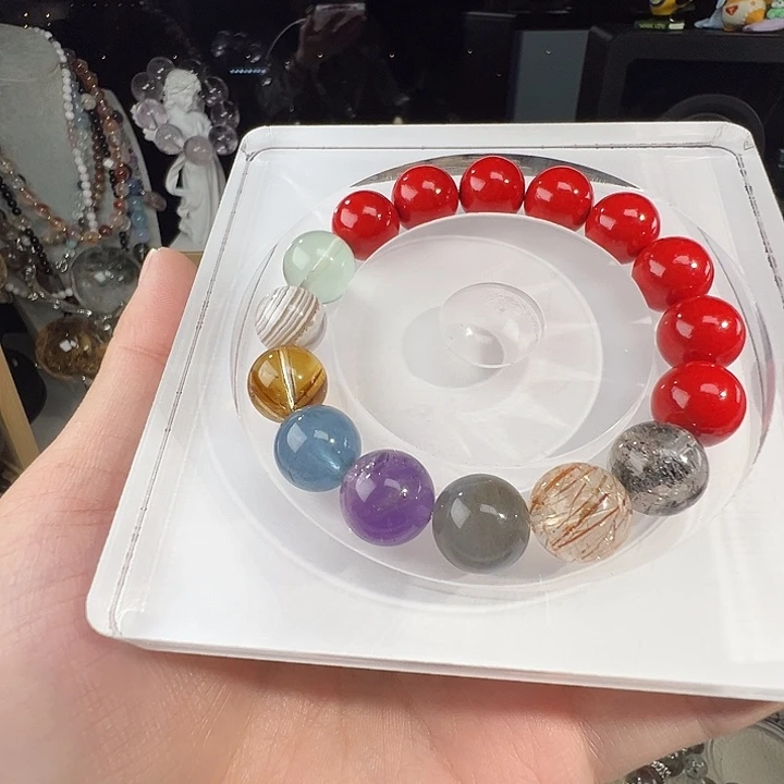 非金属多宝 朱 砂 12mm