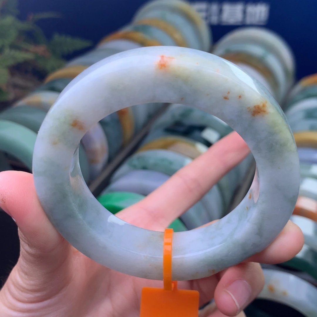 定制翡翠未镶嵌手镯定制不退不换