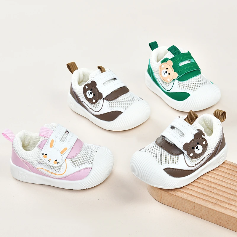 宝宝凉鞋男夏季学步鞋0一1-2岁婴儿防滑软底婴幼儿网鞋女宝宝鞋子