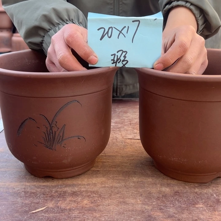 紫砂花盆紫砂花盆