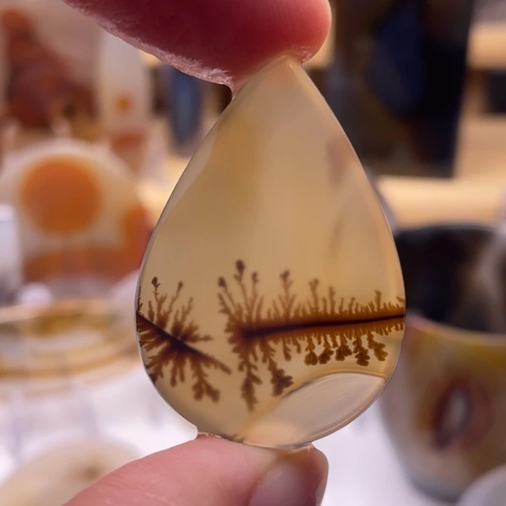 玛瑙/玉髓未镶嵌吊坠(不含链)