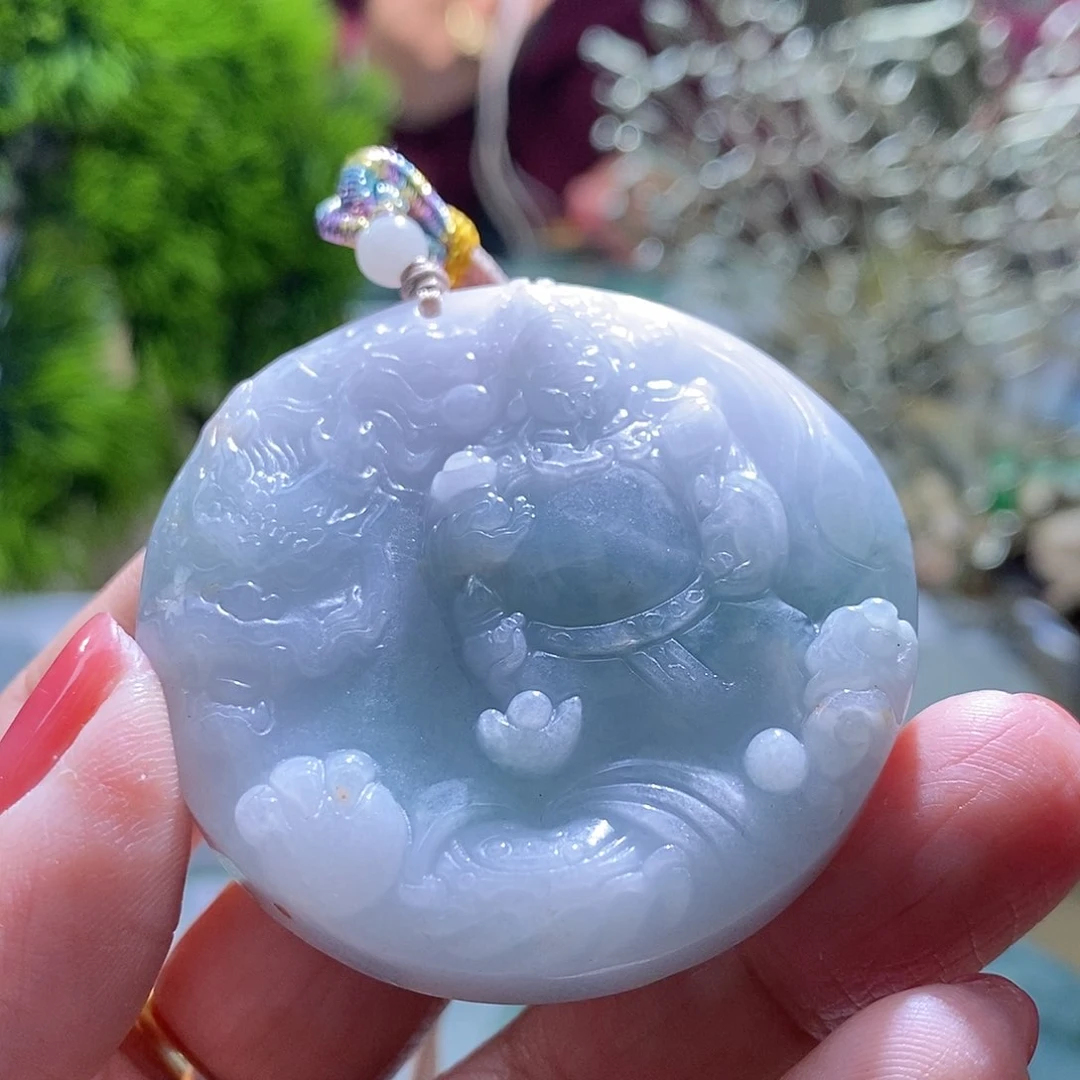 【闪购商品】翡翠颈饰未镶嵌财神