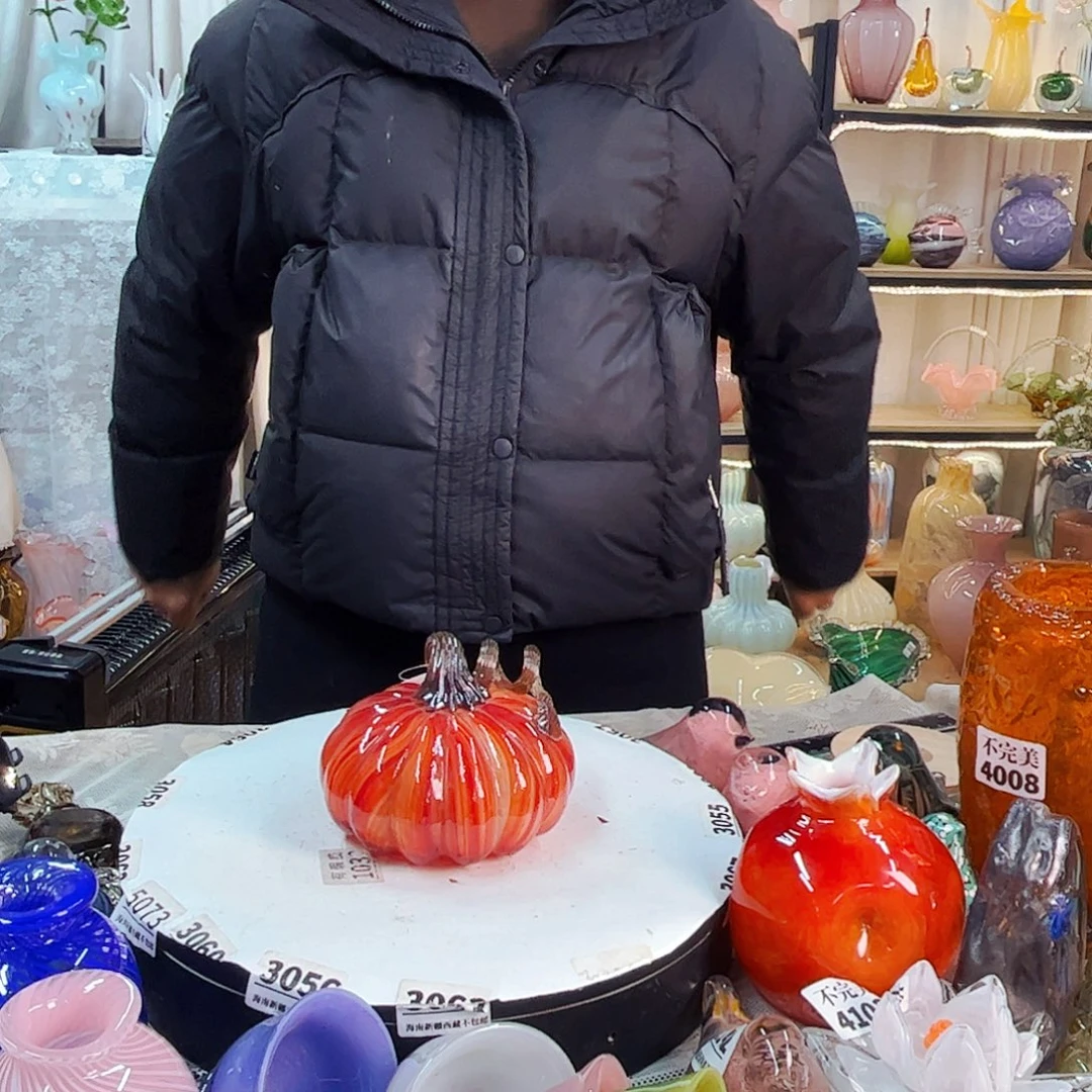 南瓜家悦美居琉璃摆件