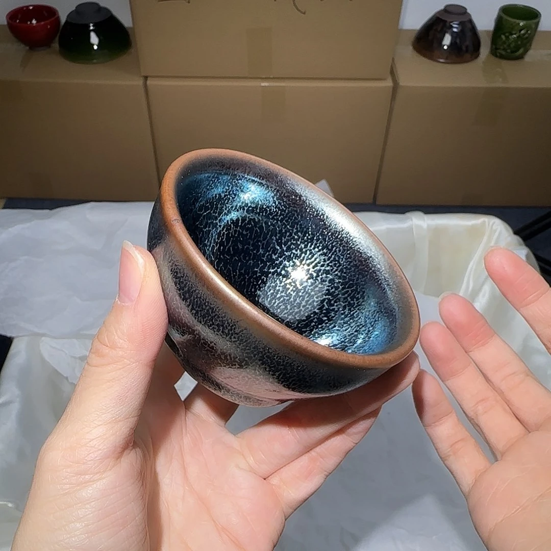 茶盏微瑕建盏，介意勿拍