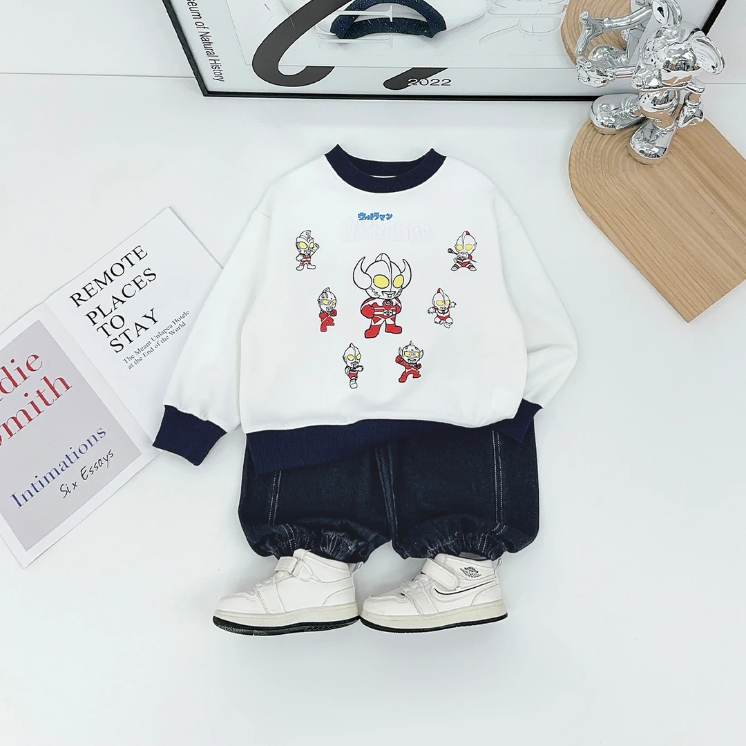 儿童卫衣长袖2025新款男童秋冬上衣洋气时尚 WG28535悠悠童话童装