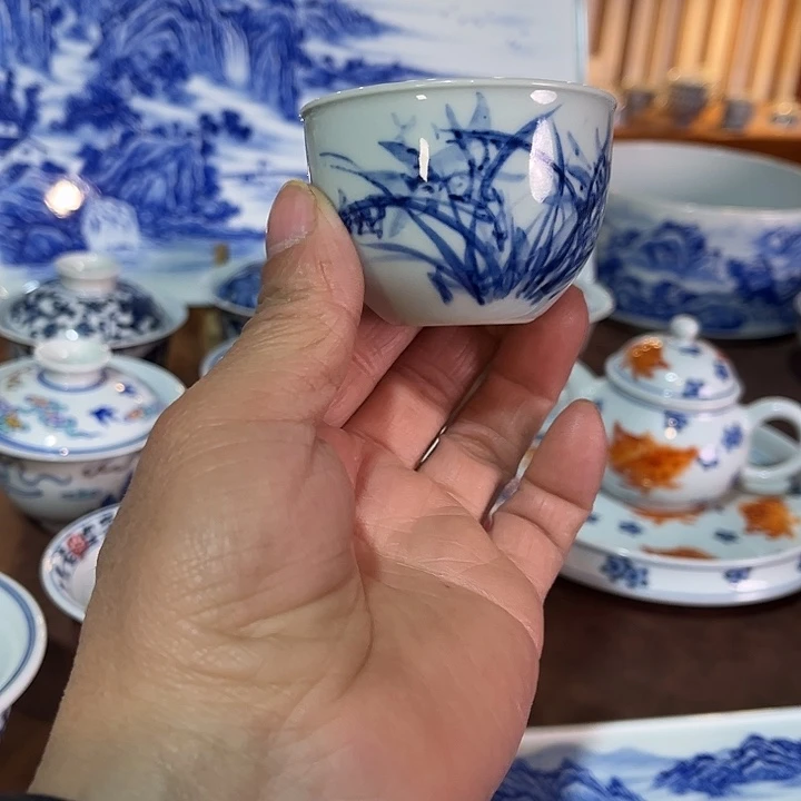 錡镇堂手工手绘杯