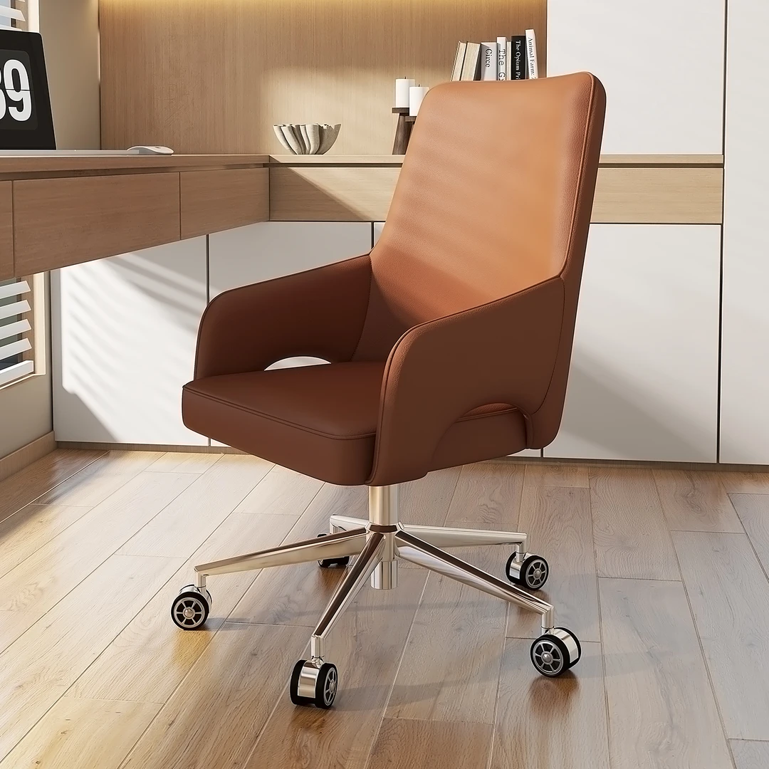 电脑椅家用设计师用椅书房椅办公椅可升降旋转前台商务接待洽谈椅