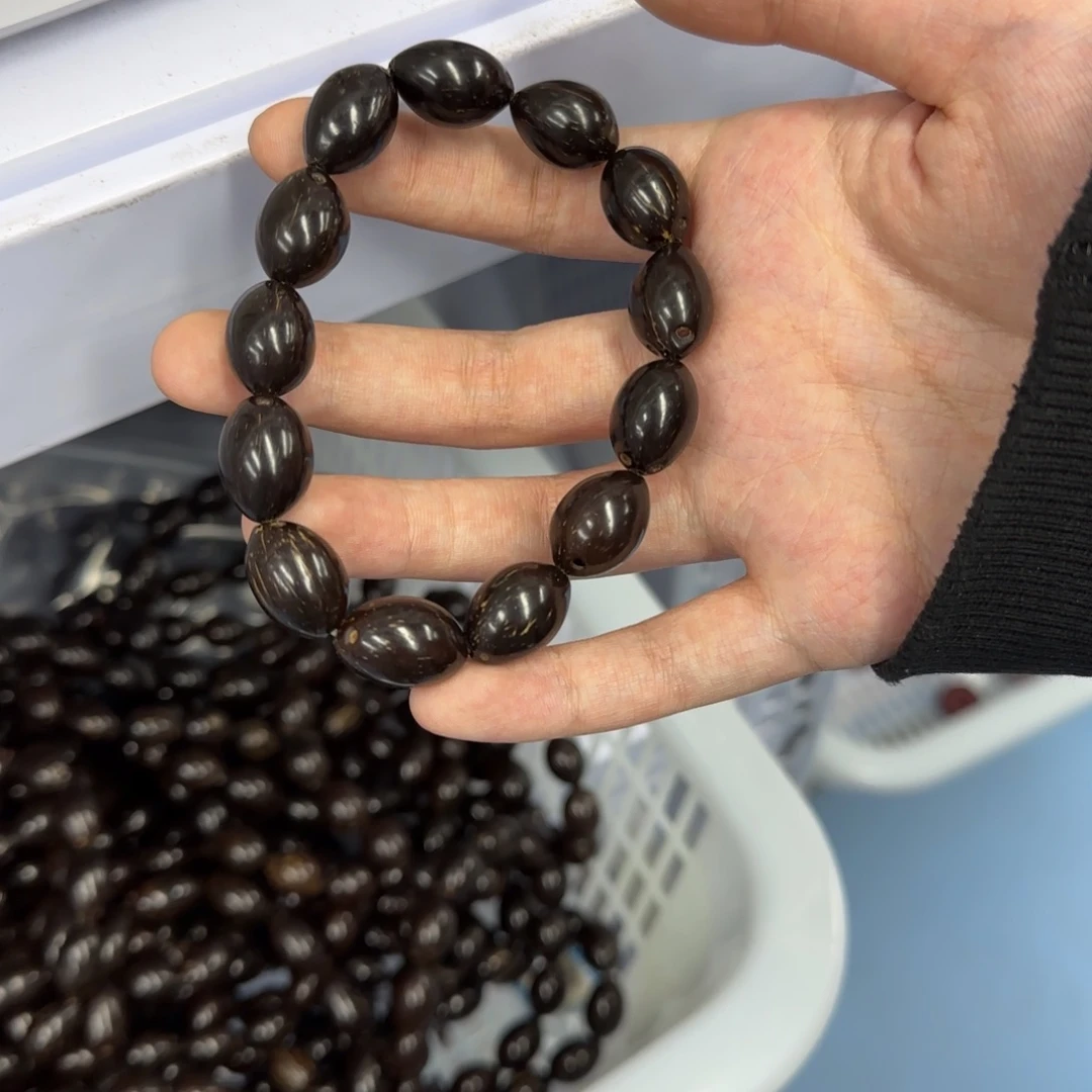 白玉菩提手串黑色134