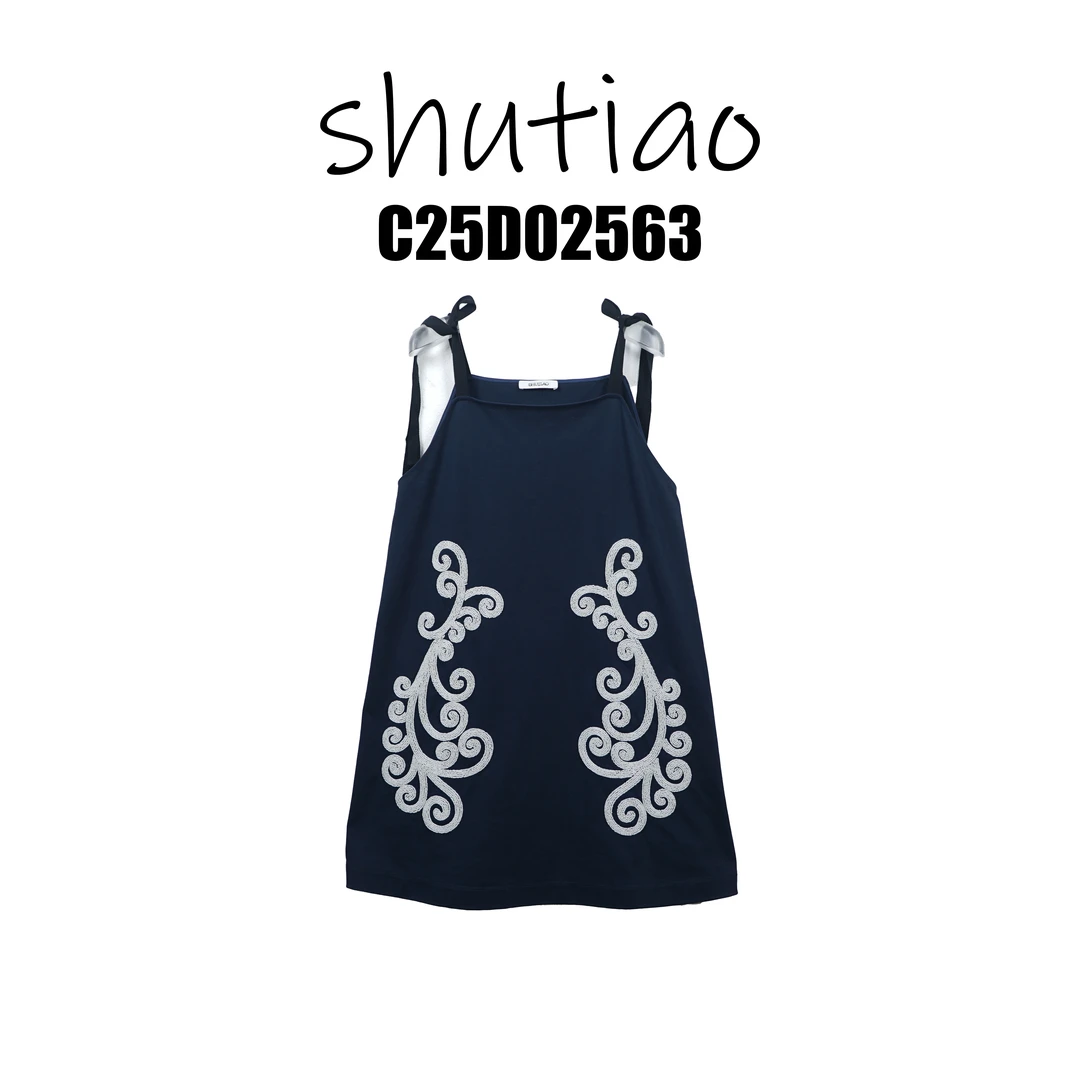 【SHUTIAO】2025夏季：新款小众设计款连衣裙C25D02563