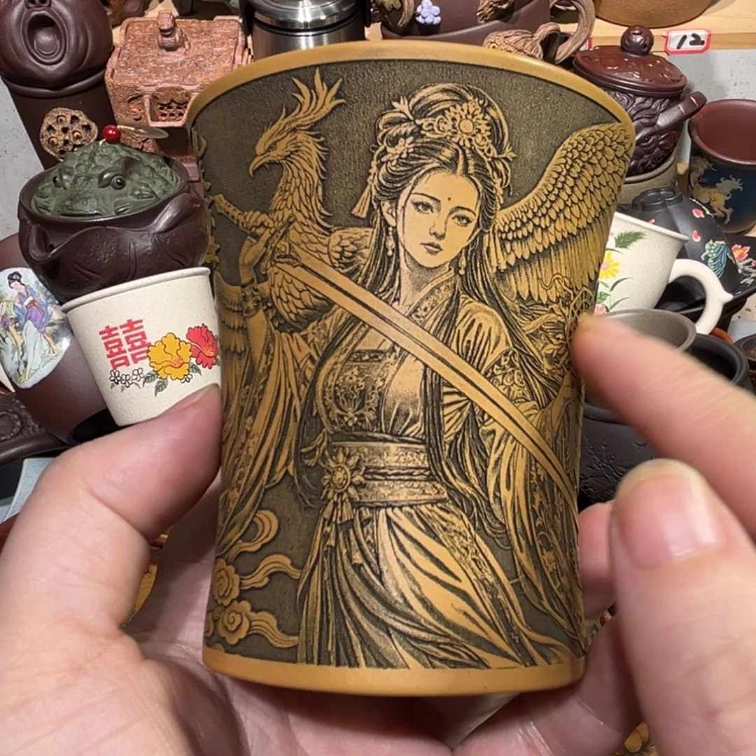 茶杯紫砂宜兴紫砂主人杯