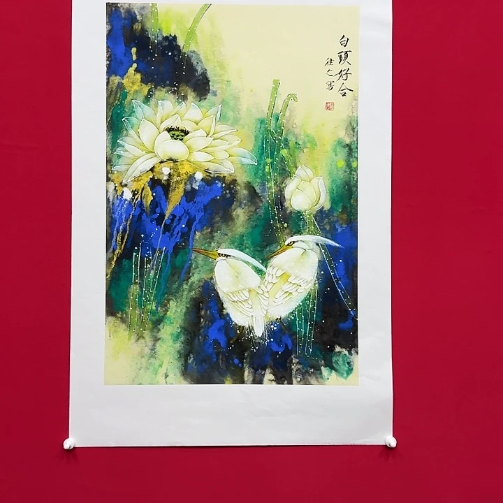 国画精品纯手绘2.8平尺