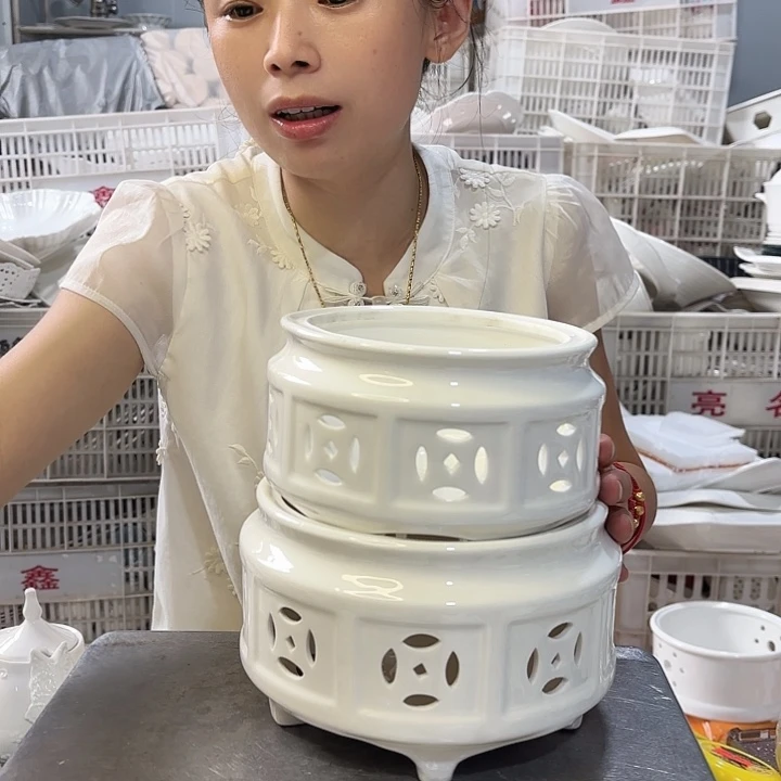 碟铜钱炉一大一小