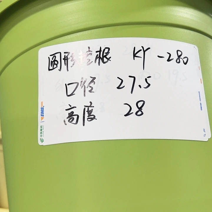正品圆控口27.5高27.5果绿无托5只