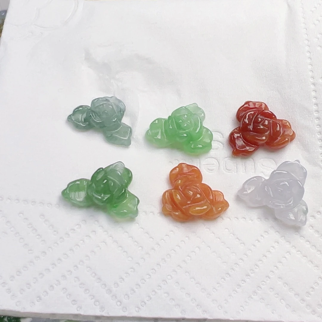 翡翠散珠立体花花一朵