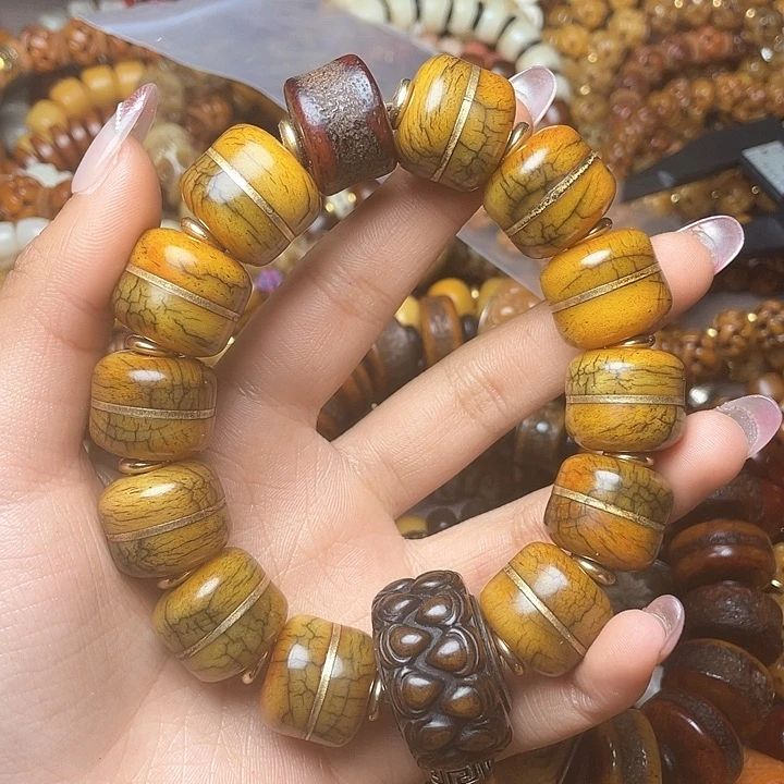 随*牦牛骨汉堡珠卡18手持