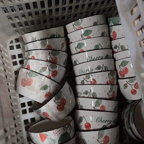 微瑕，不能明火，默认发四个四方碗