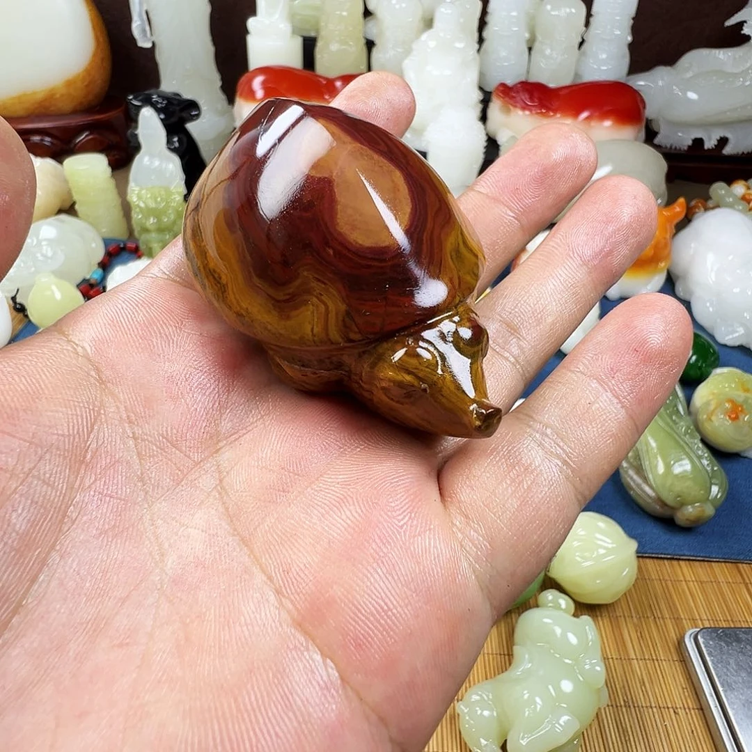 石材疯****怨手工雕刻甲鱼