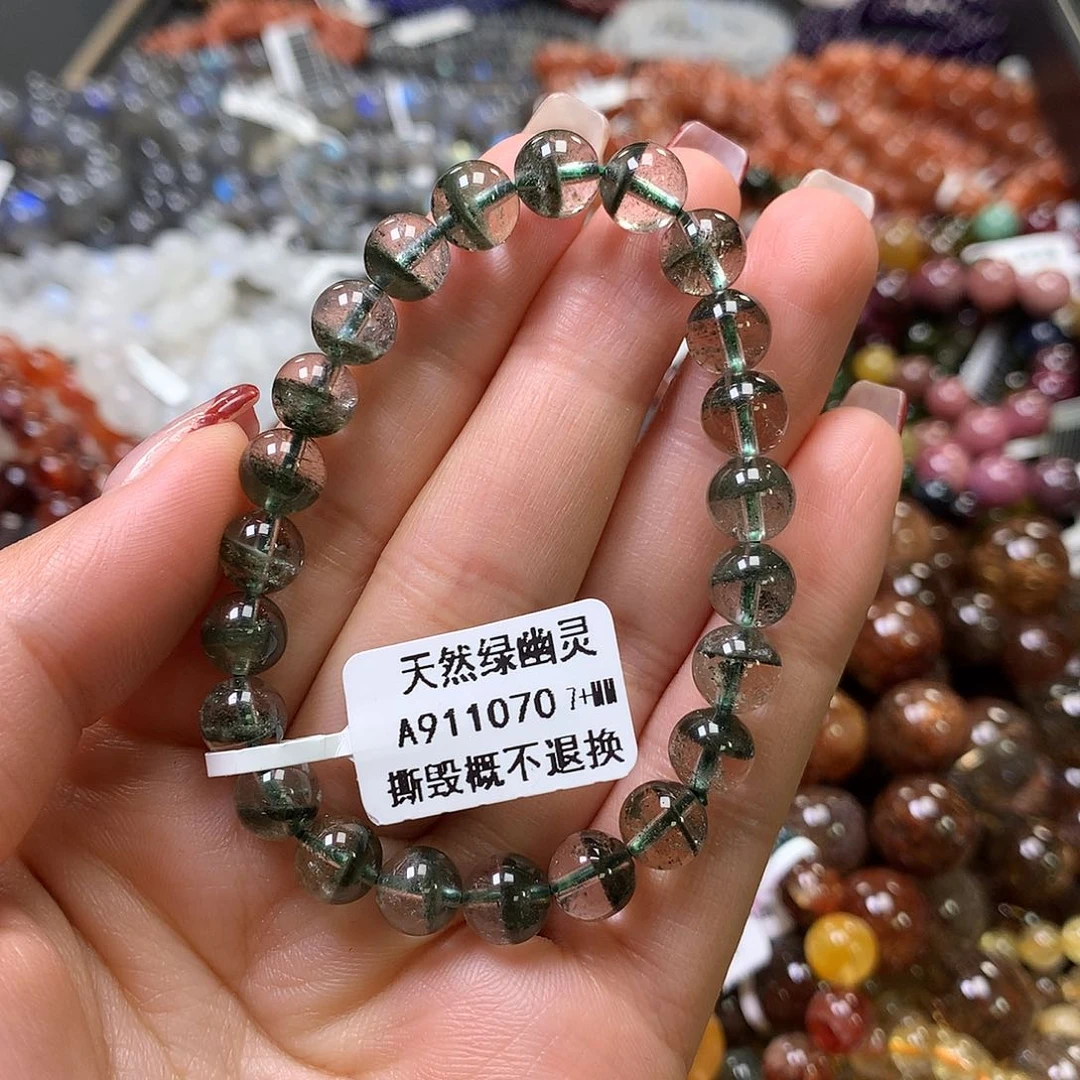 水晶手链未镶嵌。