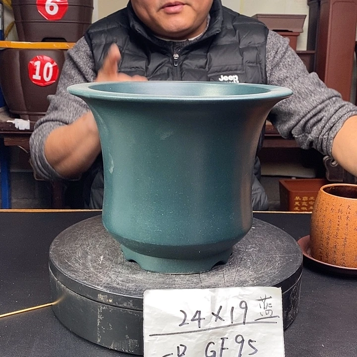 紫砂花盆货号一只GF95