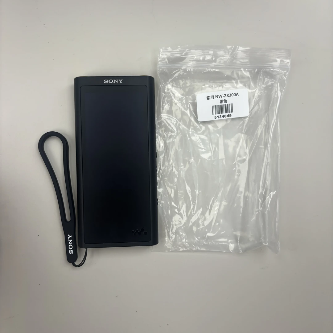 9新  索尼NW-ZX300A播放器黑色（裸包配件如图）