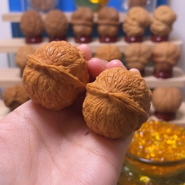 吊坠文玩核桃金丝10