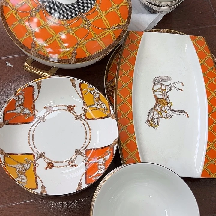 搪瓷瑕疵爱马仕套装