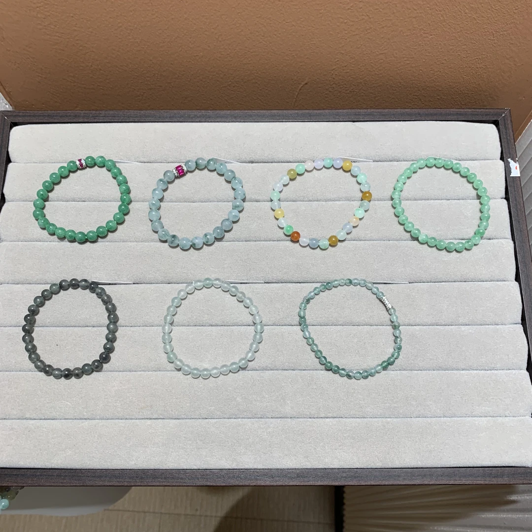 【一菲臻选】翡翠手串-C04-多样性发其一|CZL