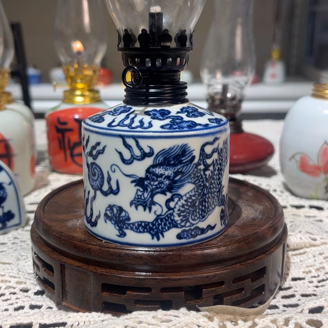 摆件景德镇陶瓷香薰灯